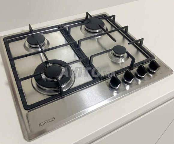 Plaque de cuisson gaz encastrable inox 60cm Active - 2
