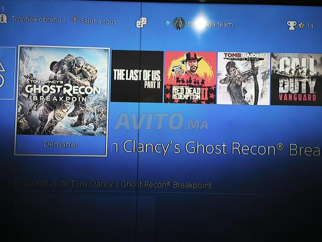 PS4 Pro 1 Tera avec CD et jeux - 2