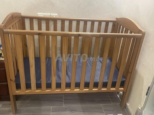 سرير مع مرتبة لطفل رضيع - 2