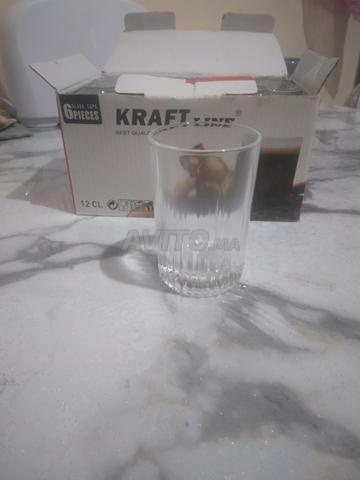 6 verres neufs de 12cl