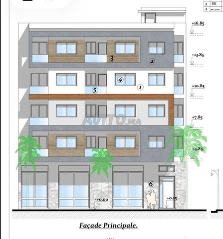 Terrain 241m² avec Projet R4 Autorisé - Tanger - 2