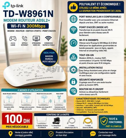 Modem Routeur TP-Link TD-W8961N 300Mbps Wireless N