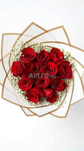 Belle composition de roses rouges - 2
