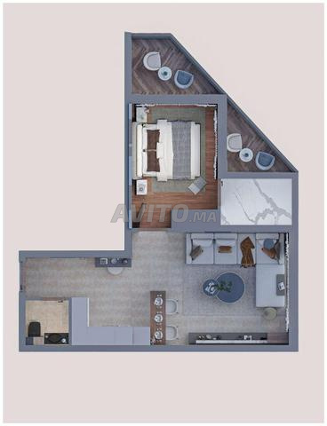 PROJET NEUF - Studios à vendre 51 m² à Casablanca