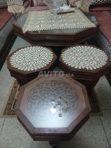 Tables de salon marocain bois excellent haut de gamme - 2