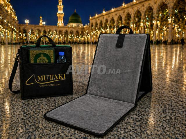 🔥 Tapis de prière pliable avec dossier – Offre spéciale
