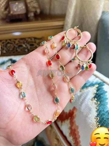 Ensemble de bijoux en Acier inoxydable. Livraison gratuite. - 2