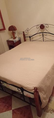 Lit en fer forgé 160x200 avec son matelas