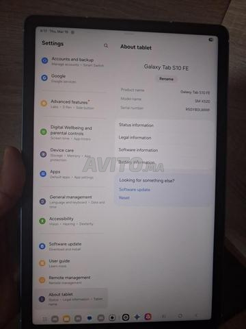 Tablette Samsung Tab S10 FE 128/8 - 2