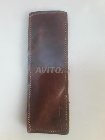 Porte-cartes et porte-monnaie en cuir naturel, bienvenue à 30 dh - 2