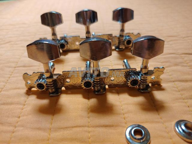 Bouton de clé d'accordage de guitare 3R3L pour folk - 2