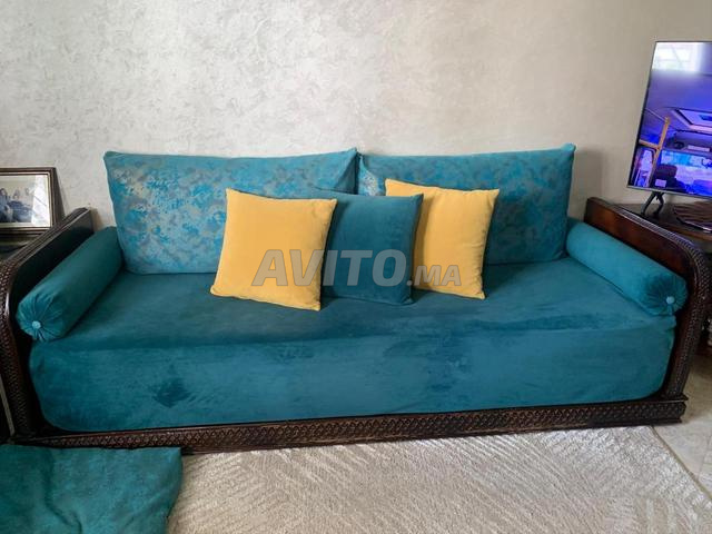 Canapé 3 éléments et Tapis à vendre - 2