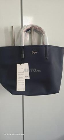 Lacoste neuf authentique réversible rouge bleu - 2