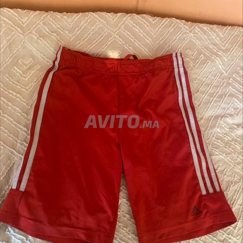 Short, rouge, Adidas
