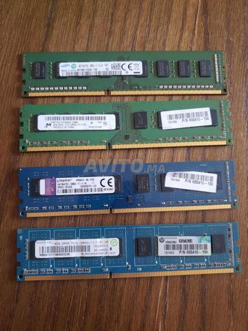 1 شريحة ذاكرة كمبيوتر رام 4 جيجا DDR3 - 2
