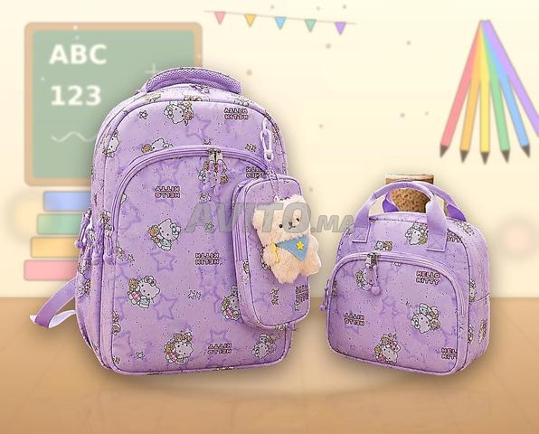 Ensemble Hello Kitty complet Cartable scolaire - 2