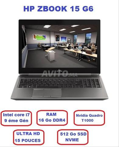 HP ZBOOK 15 G6 I i7-9850H I Quadro T1000 4Go