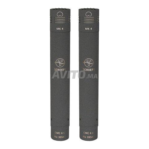 Microphone stéréo Schoeps MK 4 avec CMC 6 U