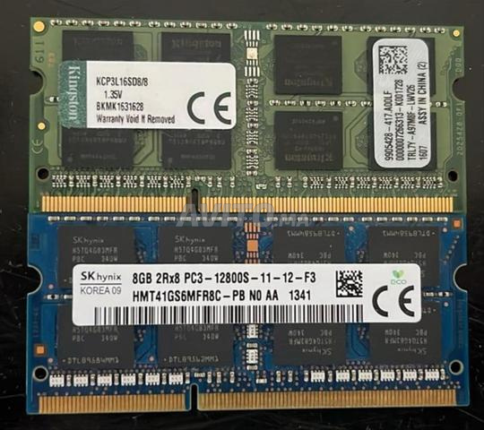 1 barrette de mémoire RAM DDR3 8Go pour PC portable