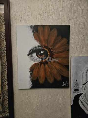 لوحة مرسومة باليد - ديكور حائط - 2