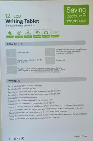 Tablette d'écriture LCD pour enfants - 2