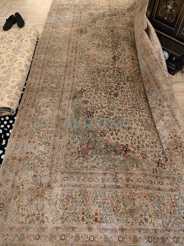 Prestigieux tapis persan en soie, d'origine Isfahan - 2