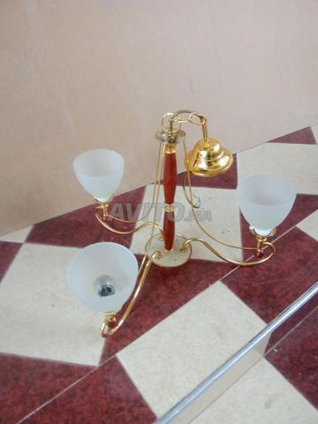 ثريا ثريا 3 مصابيح كلاسيكية ذهبية - 2