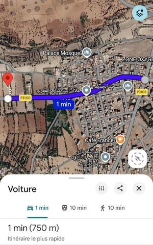 Terrain 162m² à vendre - Ait Attab, Route de Tiski