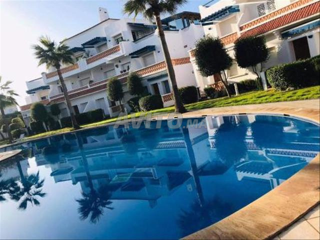 Rez-de-chaussée vue piscine meublé à Sidi Rahal - 2