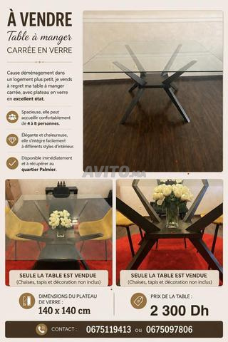 Vends table à manger en excellent état