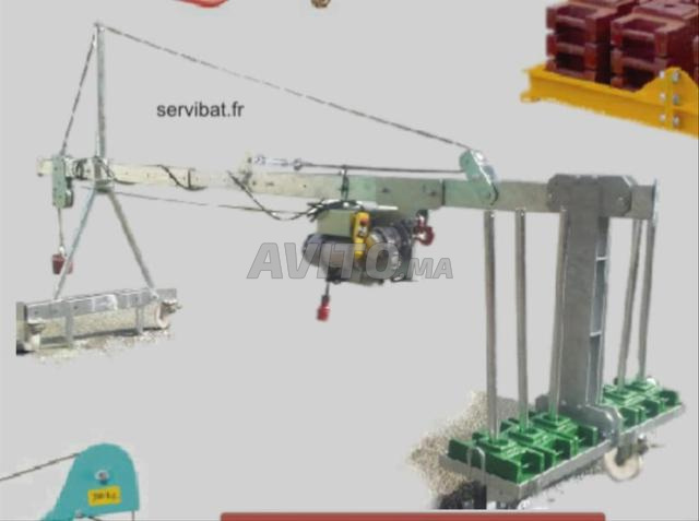 Potence de levage avec treuil électrique