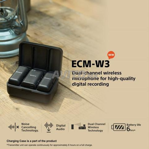 ميكروفون سوني ECM-W3 احترافي لاسلكي - 2