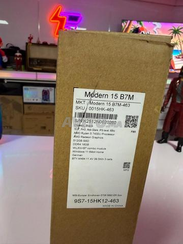 MSI Modern 15 AMD Ryzen 5 7430 16 جيجابايت رام 512 جيجابايت SSD