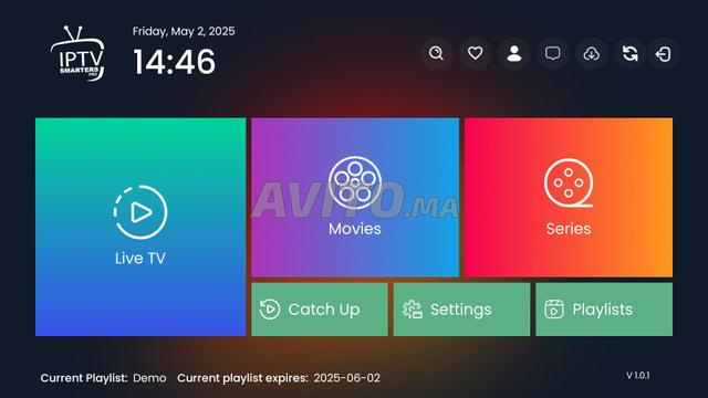 IPTV Smarters Pro (1 an) - 2