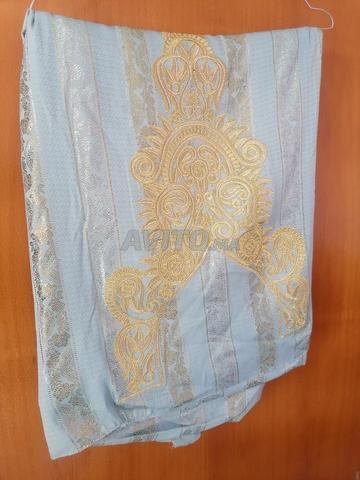 Robe Mkhawar avec pantalon style émirati - 2