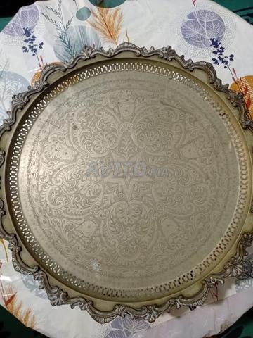 Anciens plateaux gravés, artisanat traditionnel authentique - 2
