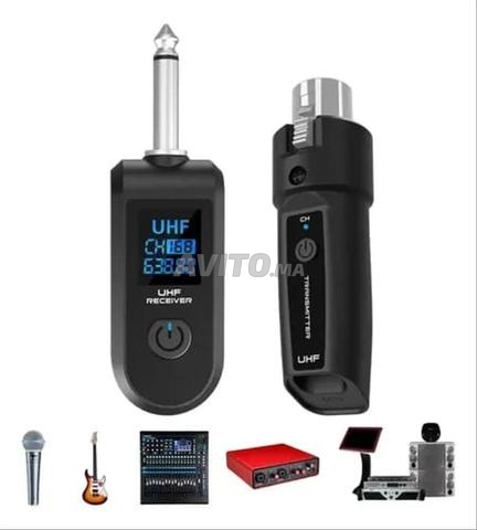 نظام ميكروفون لاسلكي UHF مرسل مستقبل - 2