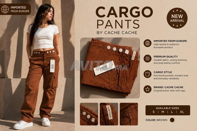 Pantalon Cargo Tendance T38 (Importé d'Europe) - 2