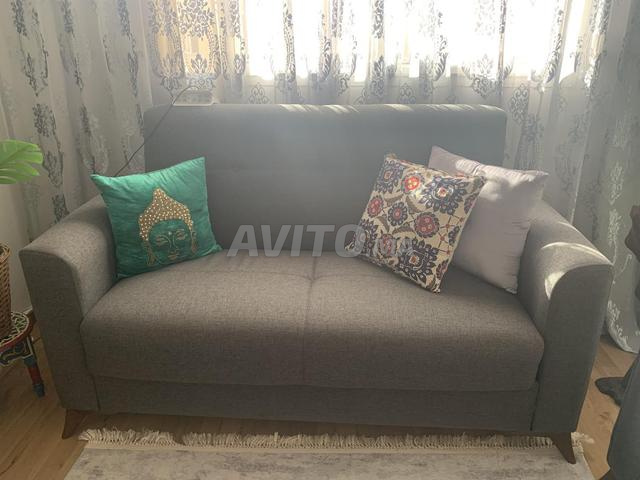 Petit salon de 3 fauteuils à vendre - 2