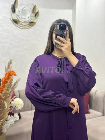 Robe avec boutons et cravate - 2