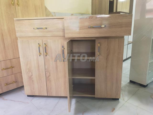 Buffet/placard chaussures en MDF 120cm - 2