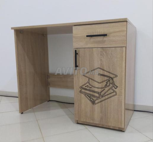 مكتب عصري من MDF 100x50x80 سم - 2
