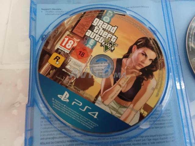 قرص لعبة GTA5 و GOD OF WAR لجهاز PS4 - 2