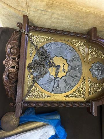Sla jdida - Horloge cuivre et bois antique - 1800dh