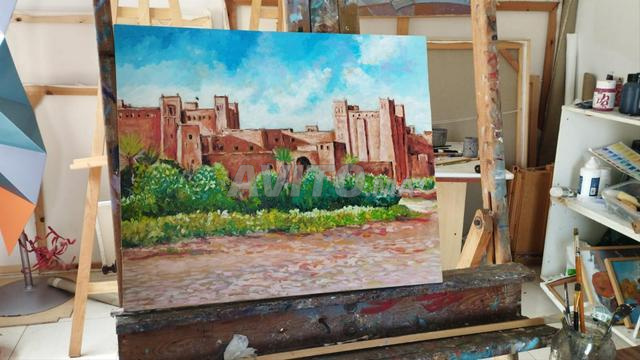 لوحة فنية مغربية مرسومة - 2