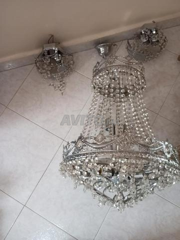 ثلاثة مصابيح سقفية كريستالية بـ 900 درهم ثابت - 2