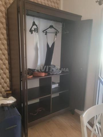 🛏️ Ensemble chambre à coucher - 2 lits et armoire - 2