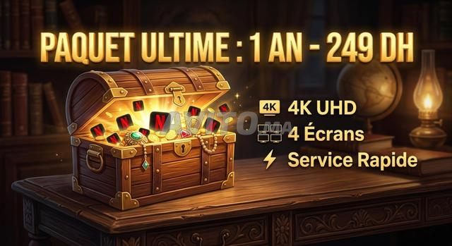 حزمة نتفليكس المثالية لمدة عام - 4K بسعر 249 درهم