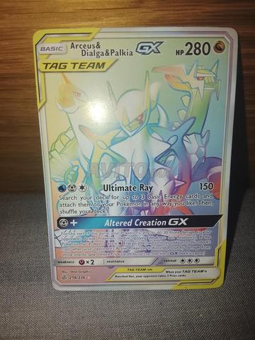 Carte Pokémon Arceus & Dialga&Palkia GX 258/236 négociable