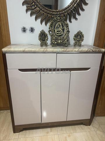 أثاث مدخل ومرآة - بحالة جيدة - 2